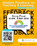 Student Feedback on Teaching and Learning (SFTL), Semester 2 of 2025-26